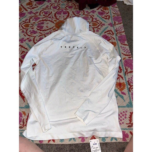 Young LA white mens zip up - Picture 4 of 5
